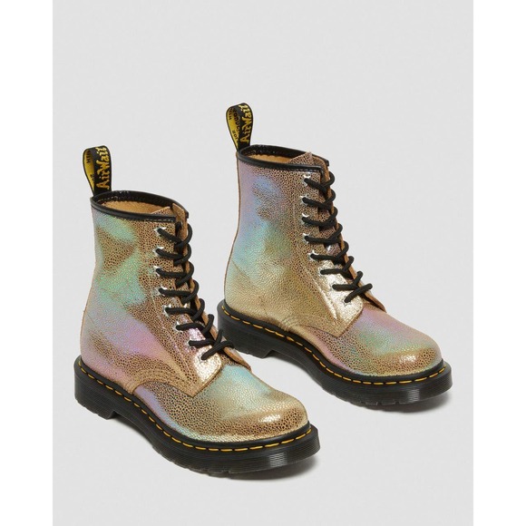 Dr. Martens Shoes - NWT Dr Martens 1460‎ Rainbow Ray Suede Lace Up Boots Women size 5